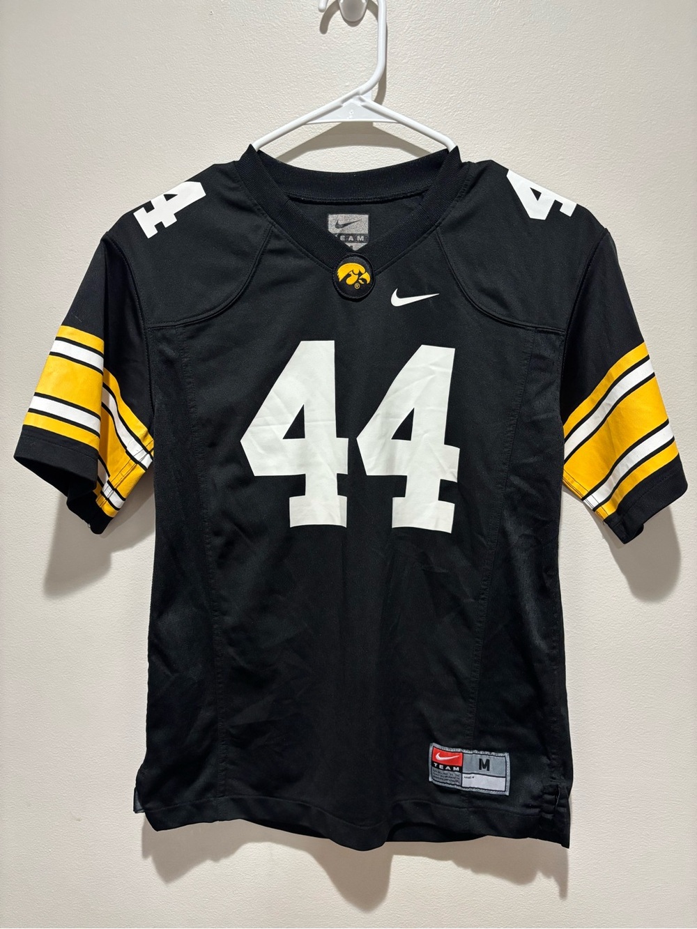 Nike Iowa Hawkeyes Football Jersey #44 College Youth Medium